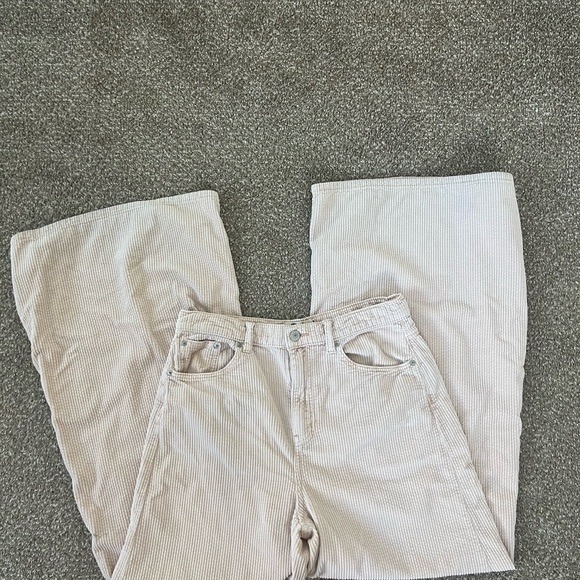 Free People Light pink corduroy wide-leg Pants - Picture 7 of 8